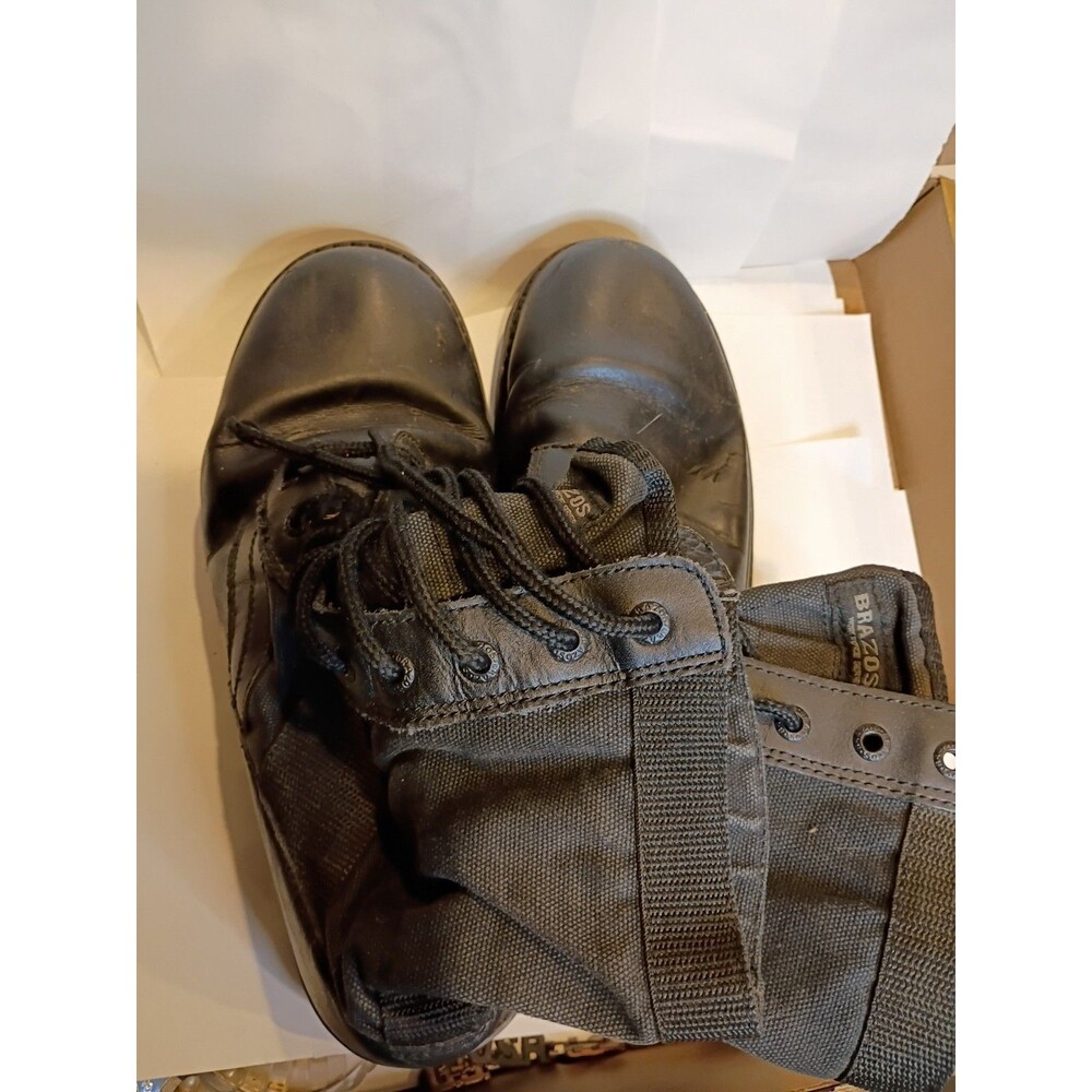 Size 11 Brazos Men's BR6030 Lace Up Black Tactical Work Jungle Boots